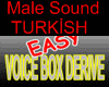 Turkce erkek ses konusma
