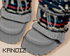 !!K Xmas Boots Grey L