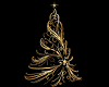 Golden Christmas tree