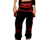 Males Red Dubstep Pants