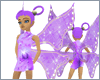 Purple Star Fairy Wings