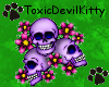 TDK! purple skullies