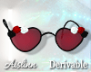 Rose Heart Sunglasses DV