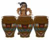Animated Native Drums