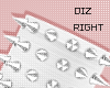 !!D Ankle Spike White R