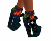 Black Fire Opal Booties