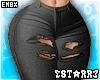 Ripped jeans Black EMBX