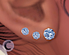 Spring x3 Diamond Studs