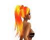 Orange Hair Long Up