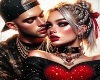 VDay Couple Cutout