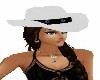 COWGIRL WHITE HAT