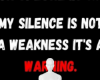 My silence background