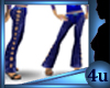 4u Blue Flared Pants