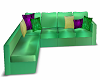 LOS Metallic Green Couch