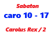 Sabaton / Carolus Rex