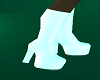 Solid White GoGo Boots