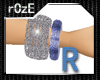 [R] Soft blue wristbnds