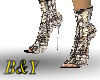 Miss Beyonce boots silve