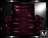 *M* Plum Leather Chair