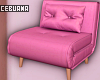 Pink Single Sofa