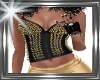 ! gold spiked top