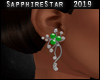 ★ Green Jewel Earring