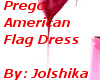 Preg American Flag Dress