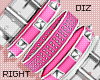 !!D Bracelets Hot Pink R