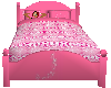 pink kids bed