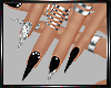 E* Black Dia Nails/Rings