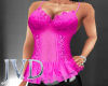 JVD Hot Pink Lace Top