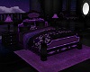 Purple & Black Skull Bed