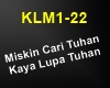 Miskin Cari Tuhan...
