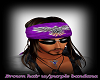 Brownhair w/purple banda