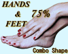 Reshape Hands Feet 75%