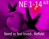 Need to feel loved  1/2