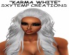 Karma white Hair