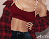 Red Plaid Layer