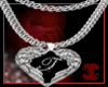 Necklace Heart .T.