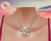 Hearts Silver Necklace