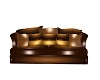 loveseat brown and cream