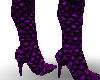 Boots Purple SnakeSkin