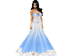 Blue formal gown