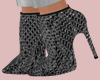 E* Silver Snake Boots