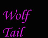 Grey/Purple Wolf Tail