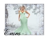 !E! Pastel Green Gown