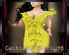 Ruffle Yellow Dress