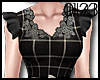 *0123* Black Plaid Dress