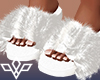 Fuzzy Slippers | WHITE