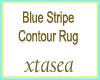 Blue Contour Rug